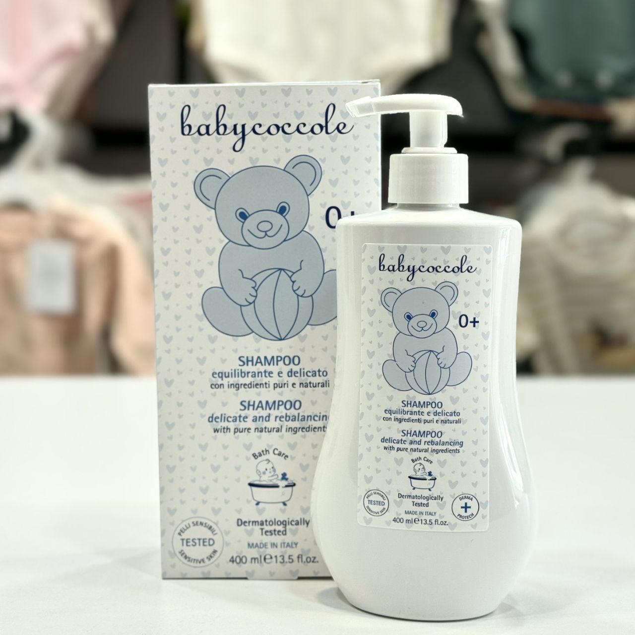 شامپو سر کودک 400 میل بی بی کوکول babycoccole اورجینال ایتالیا