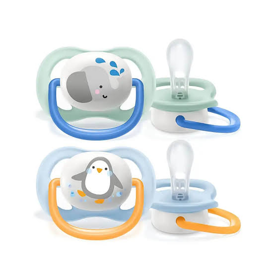 پستانک ارتودنسی بادامی دوتایی ۰تا۶ ماهگی فیلیپس اونت philips avent کد scf080/05