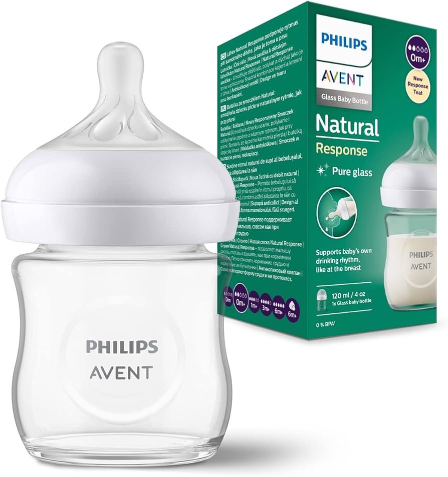شیشه شیر طلقی 150 میل دسته دار فیلیپس اونت philips avent