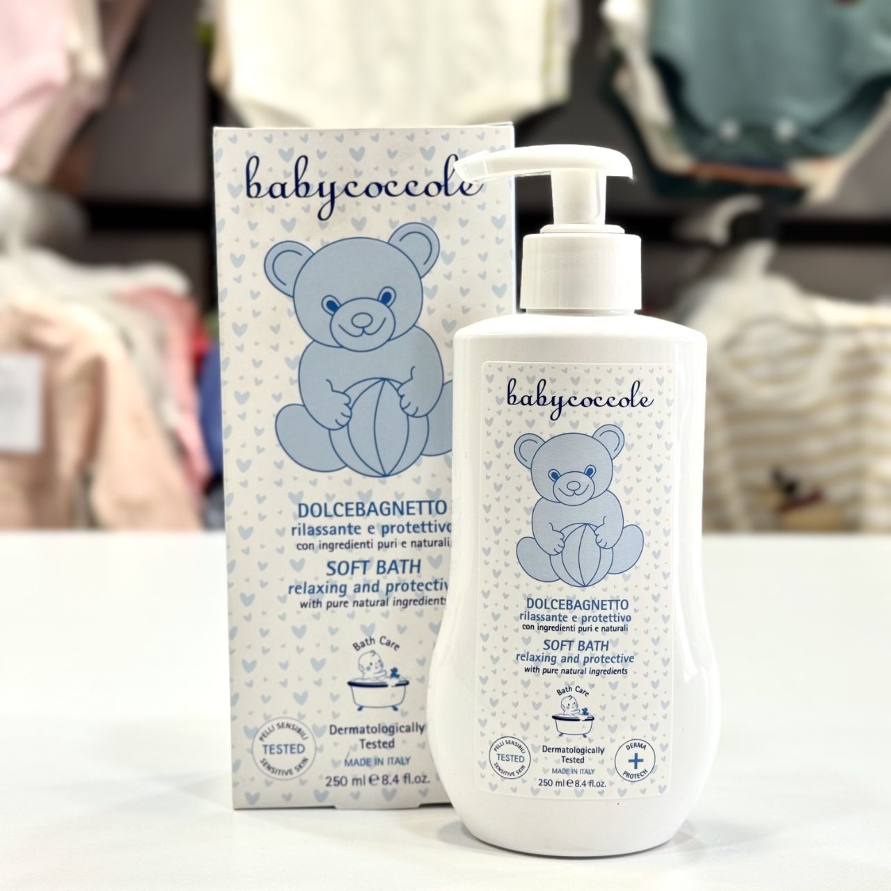 شامپو بدن کودک ۲۵۰ میل بی بی کوکول baby coccole اورجینال ایتالیا