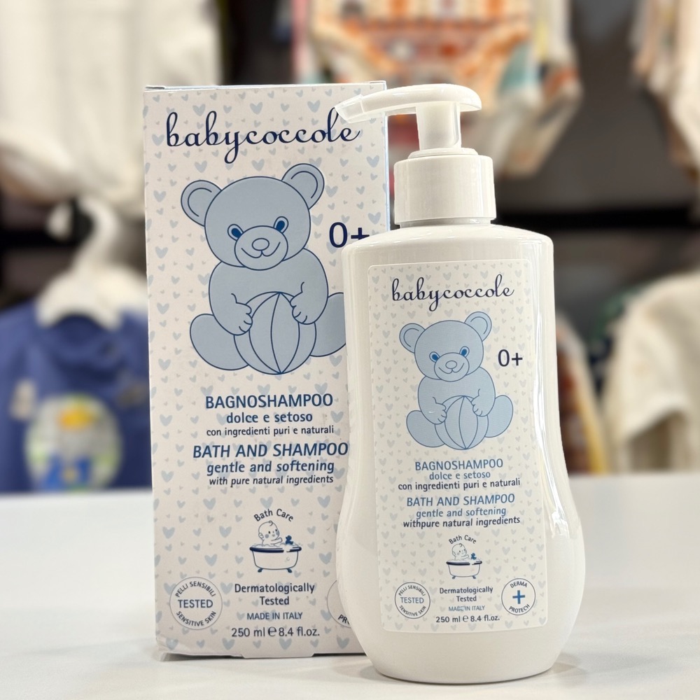 شامپو سر و بدن کودک 250 میل بی بی کوکول babycoccole اورجینال ایتالیا